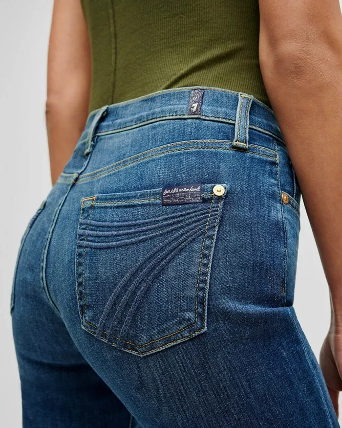 Women 7 For All Mankind Cropped TAILORLESS DOJO IN MEDIUM MELROSE