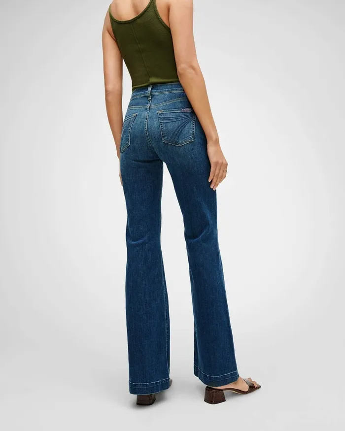 Women 7 For All Mankind Cropped TAILORLESS DOJO IN MEDIUM MELROSE