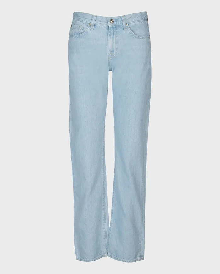 Women 7 For All Mankind Full Length Low Straight In Las Palmas