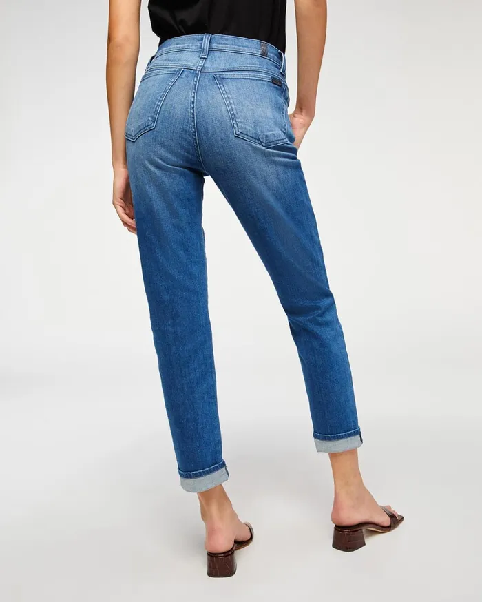 Women 7 For All Mankind Full Length Peggi In Aphrodite Blue