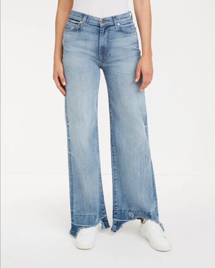 Women 7 For All Mankind High Waist The Jo With Long Side Seam In Love Child