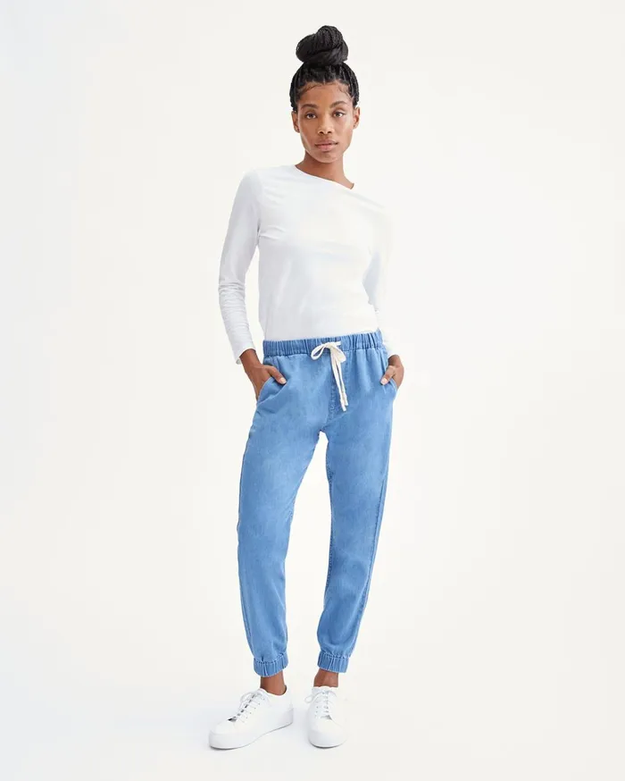Women 7 For All Mankind Pants Drawstring Jogger In Maui