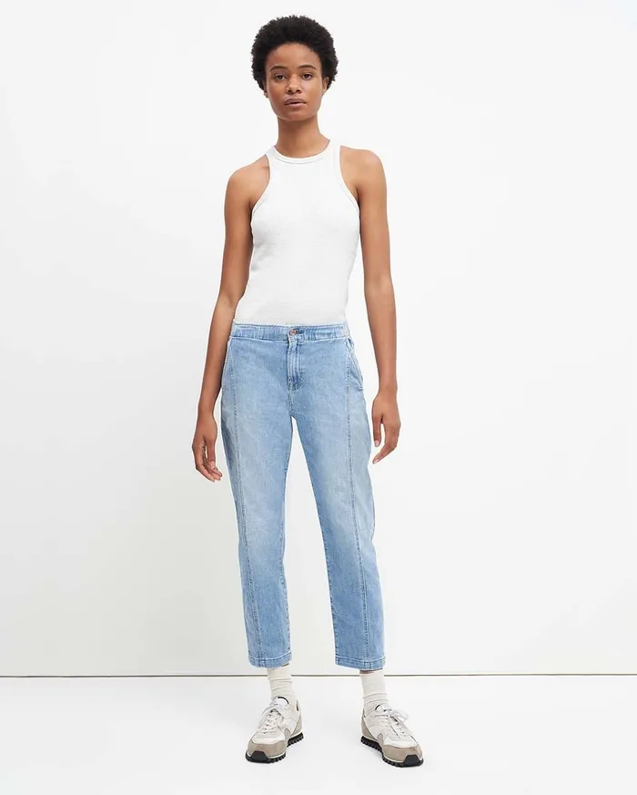 Women 7 For All Mankind Pants Slim Jogger In Bright Blue Jay