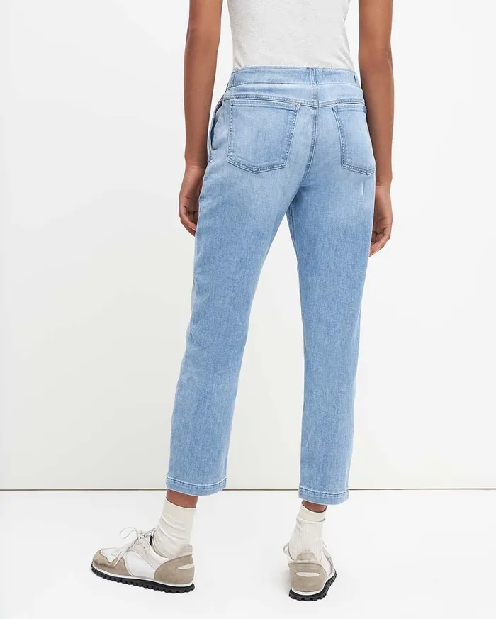 Women 7 For All Mankind Pants Slim Jogger In Bright Blue Jay