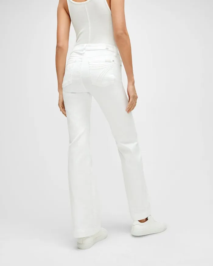 Women 7 For All Mankind Tailorless Slim Illusion Tailorless Dojo In Luxe White