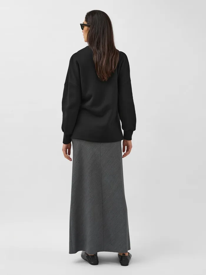 Women AEmery 8211 Riva Bias Skirt In Charcoal Melange The UNDONE Skirts