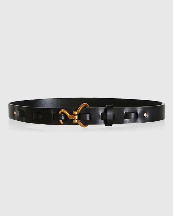 Women Accessories Belle and Bloom Gimme More Hooked Belt Black