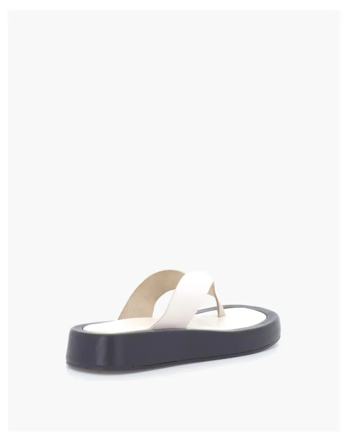 Women ALOHAS Leather Overcast Sandals In Ivory White Madewell Sandals Women ALOHAS Leather Overcast Sandals In Ivory White Madewell Sandals