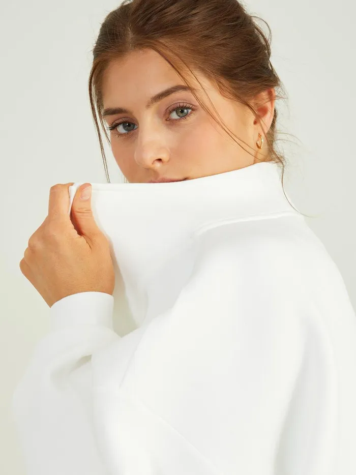 Women Altar039d State Activewear Cloud Nine Quarter Zip Pullover Tofu