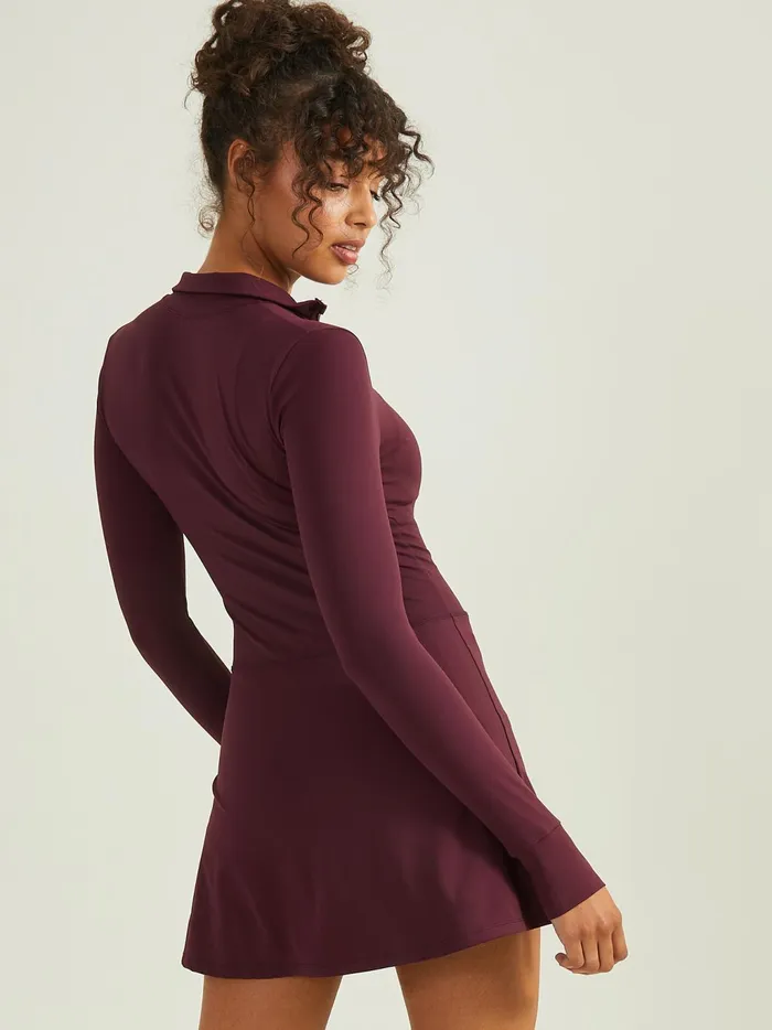 Women Altar039d State Activewear Round And Around Dress Winetasting