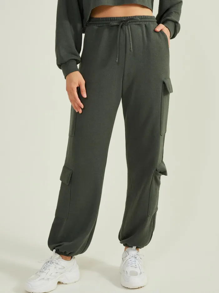 Women Altar039d State Activewear Settle In Cargo Joggers Olive