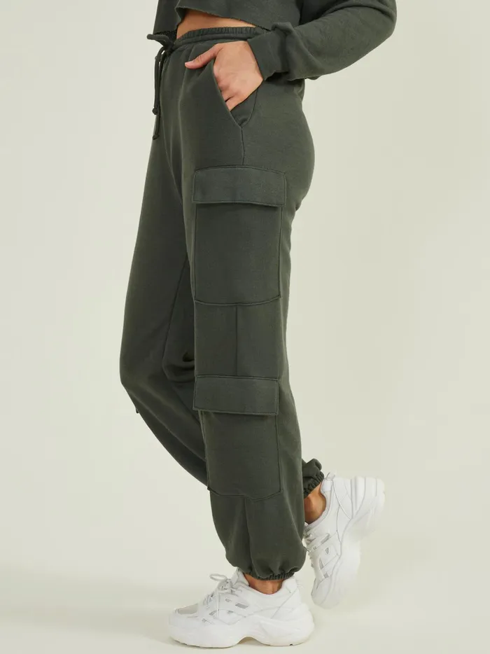 Women Altar039d State Activewear Settle In Cargo Joggers Olive