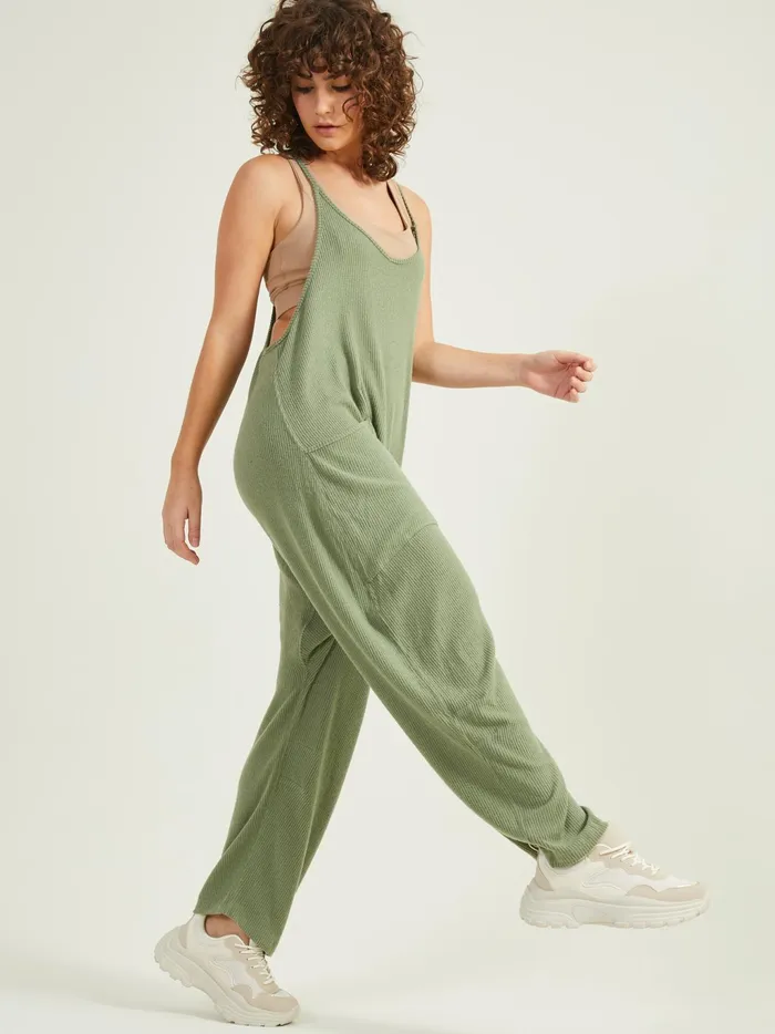 Women Altar039d State Activewear Super Fly Ribbed OnePiece Olive