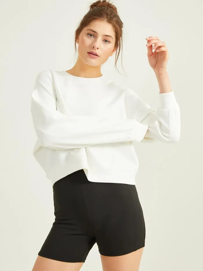 Women Altar039d State Activewear Supersoft Sweatshirt Eggnog