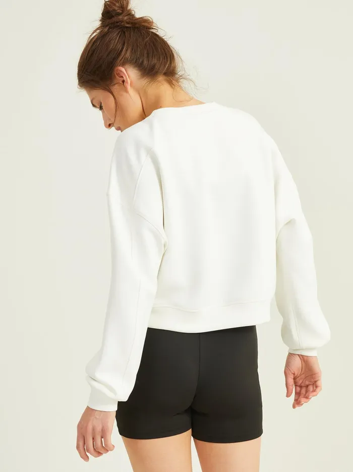 Women Altar039d State Activewear Supersoft Sweatshirt Eggnog