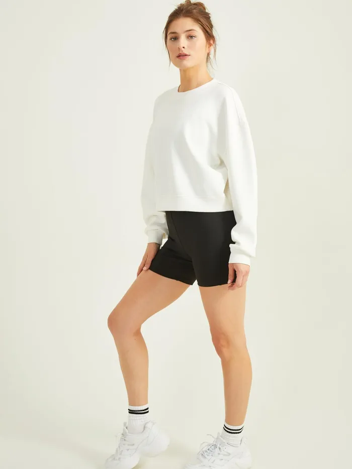 Women Altar039d State Activewear Supersoft Sweatshirt Eggnog