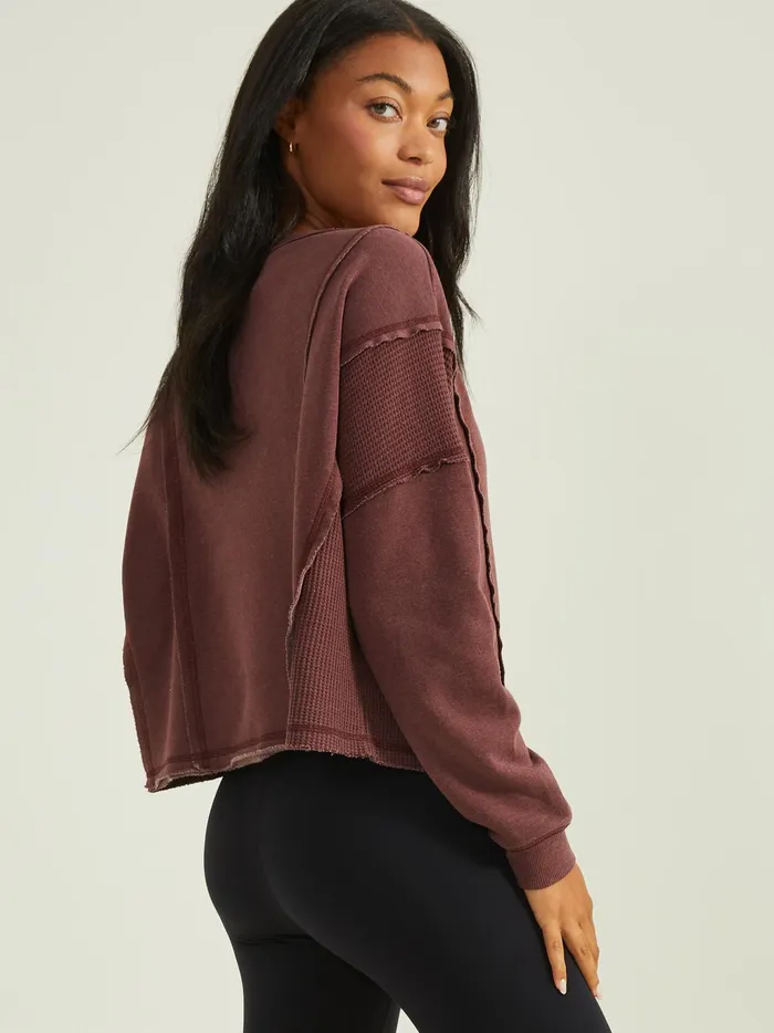 Women Altar039d State Activewear Switch Up Pieced Top Rumraisin