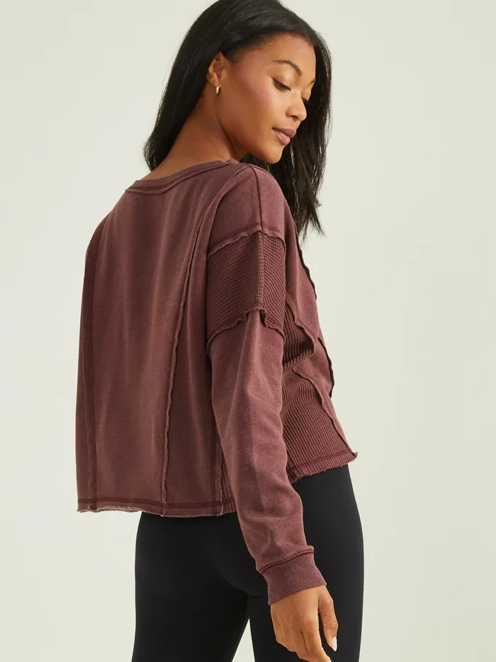 Women Altar039d State Activewear Switch Up Pieced Top Rumraisin