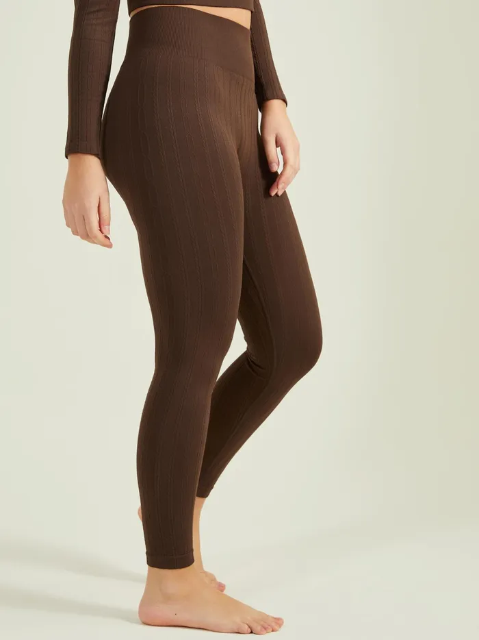 Women Altar039d State Activewear Twist And Shout Leggings Chocolate
