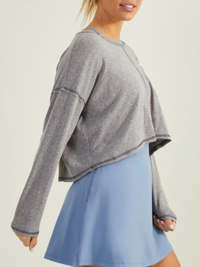 Women Altar039d State Activewear Work It Out Top Heathergray