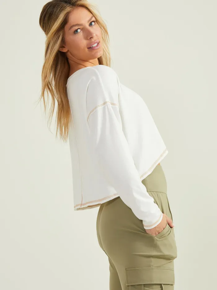Women Altar039d State Activewear Work It Out Top Offwhite