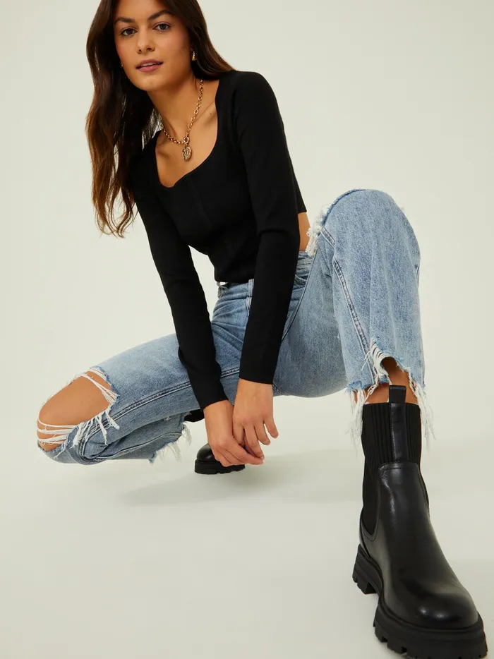 Women Altar039d State Blouses Lucia Cropped Corset Top Black