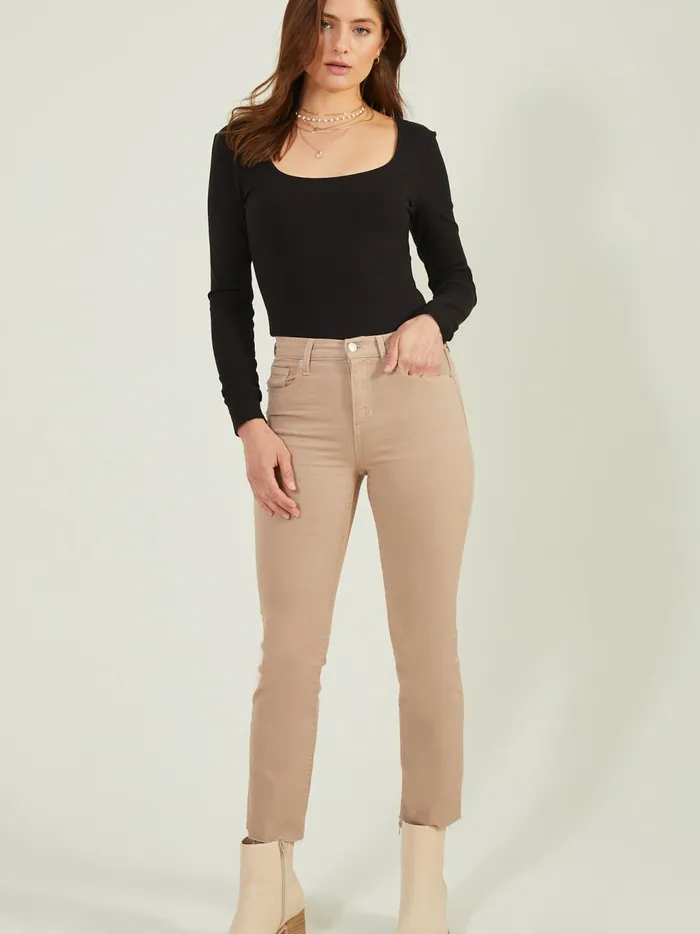 Women Altar039d State Blouses Paige Ribbed Bodysuit Black