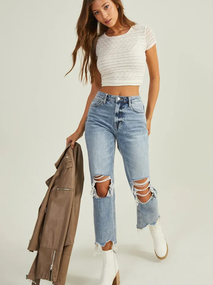 Women Altar039d State Distressed Jeans Margo Distressed Jeans Mediumlightwash