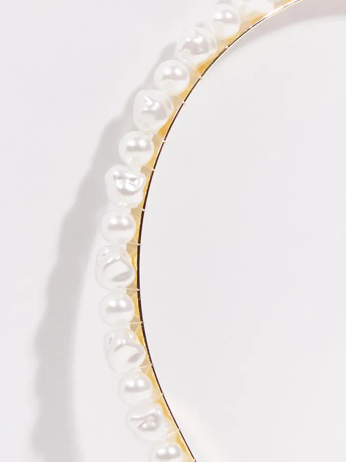 Women Altar039d State Hair Accessories Antonia Pearl Headband Goldcream