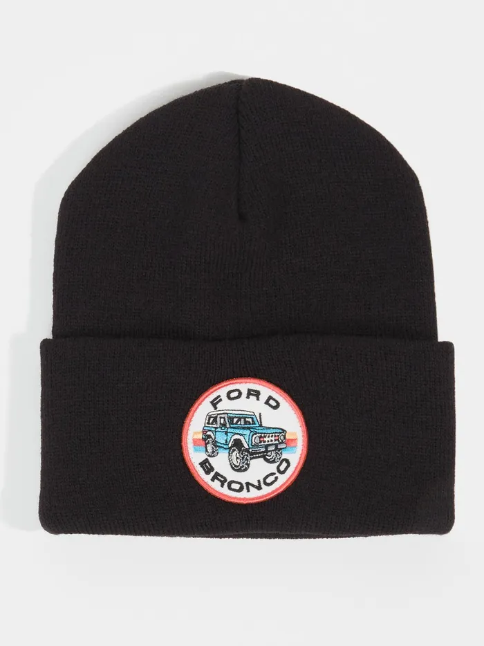 Women Altar039d State Hats Bronco Patch Beanie Black