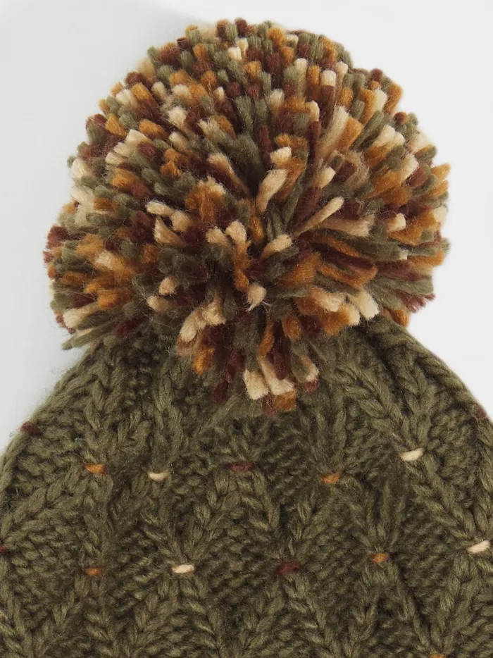 Women Altar039d State Hats Lattice Knit Pom Beanie Fallmulti