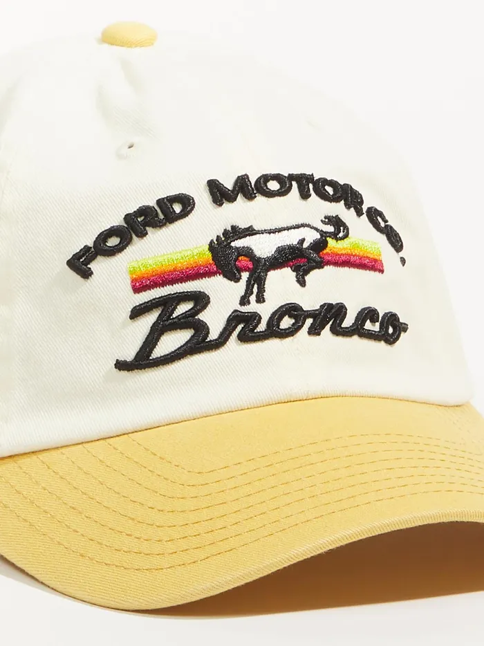 Women Altar039d State Hats Two Tone Bronco Baseball Hat Ivorytan