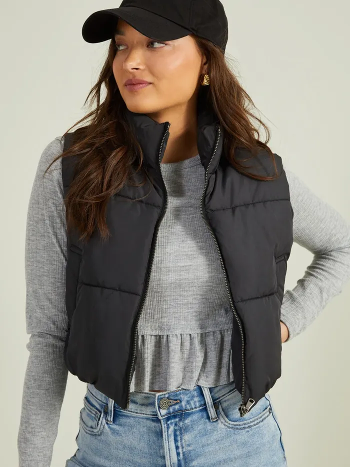Women Altar039d State Jackets Whitney Puffer Vest Black