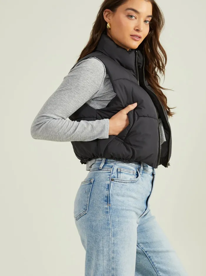 Women Altar039d State Jackets Whitney Puffer Vest Black