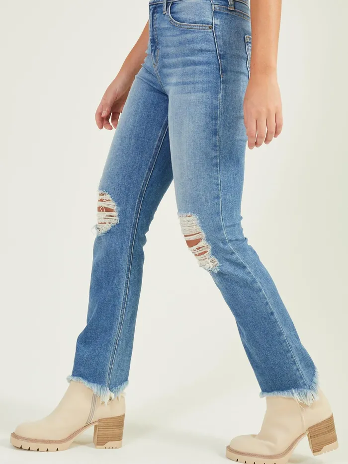 Women Altar039d State Jeans Ali Straight Leg Jeans Mediumwash