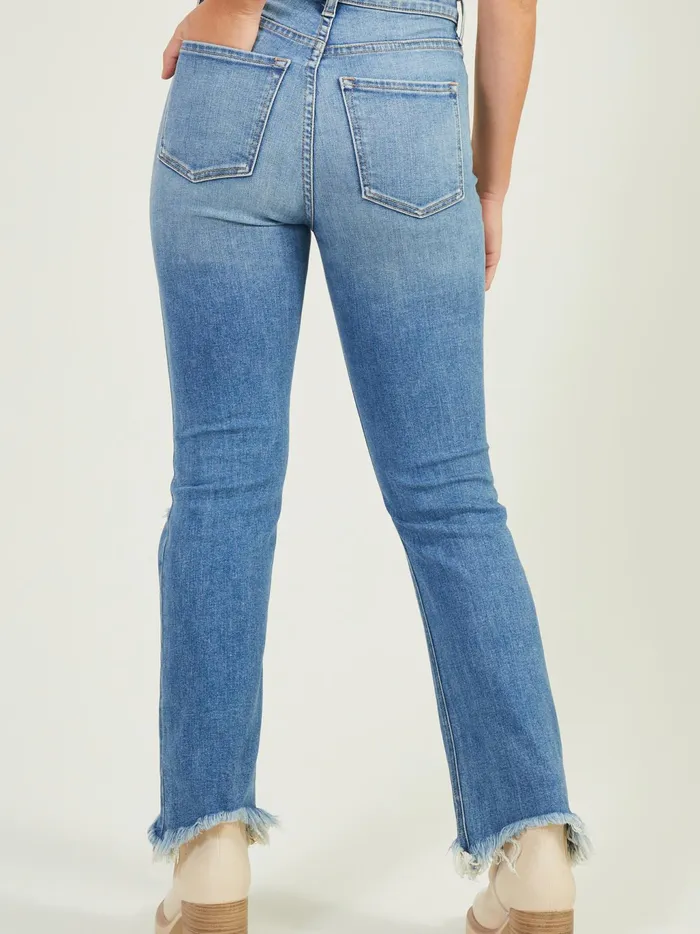 Women Altar039d State Jeans Ali Straight Leg Jeans Mediumwash