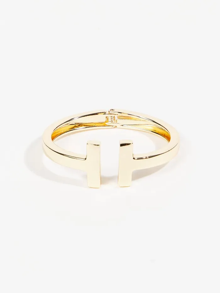 Women Altar039d State Jewelry Chunky Hinged Bangle Gold