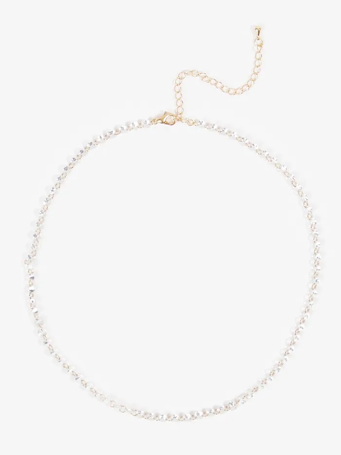 Women Altar039d State Jewelry Dainty Crystal Beaded Choker Necklace Crystal