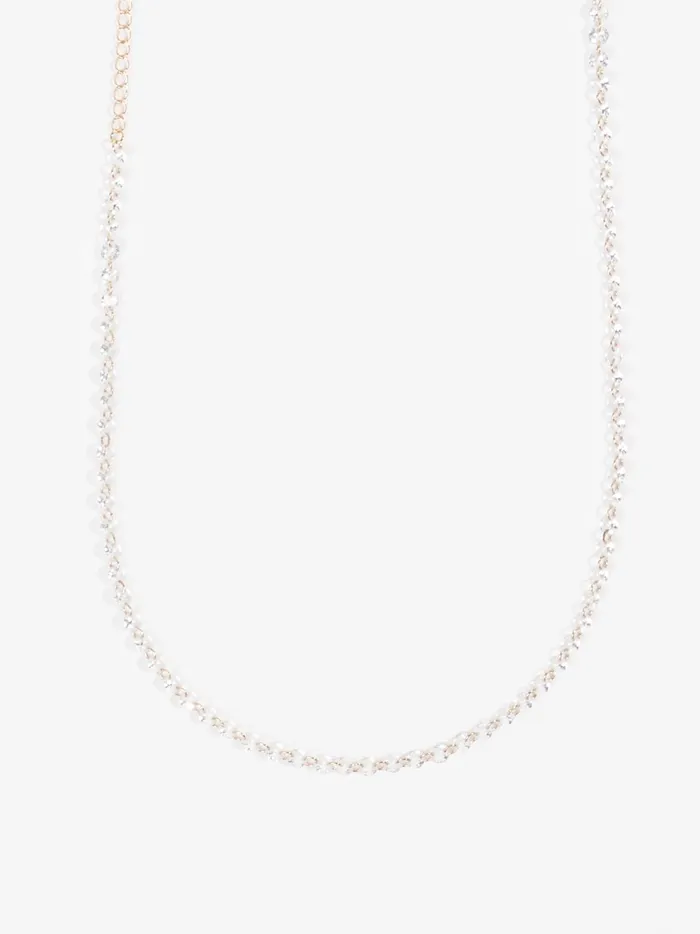 Women Altar039d State Jewelry Dainty Crystal Beaded Choker Necklace Crystal