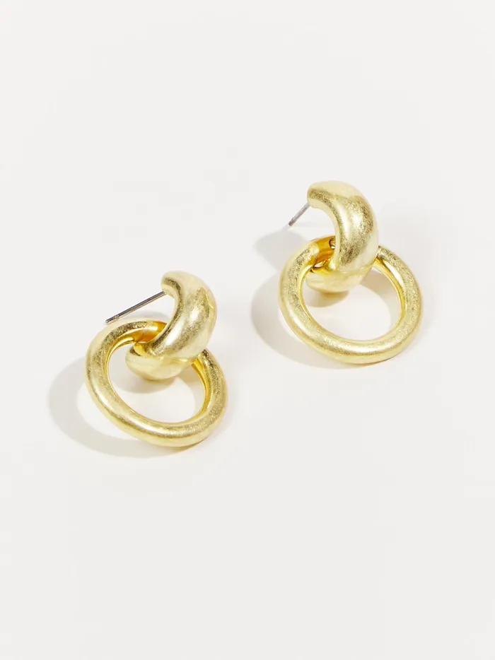 Women Altar039d State Jewelry Gold Layered Hoop Earrings Antiquegold