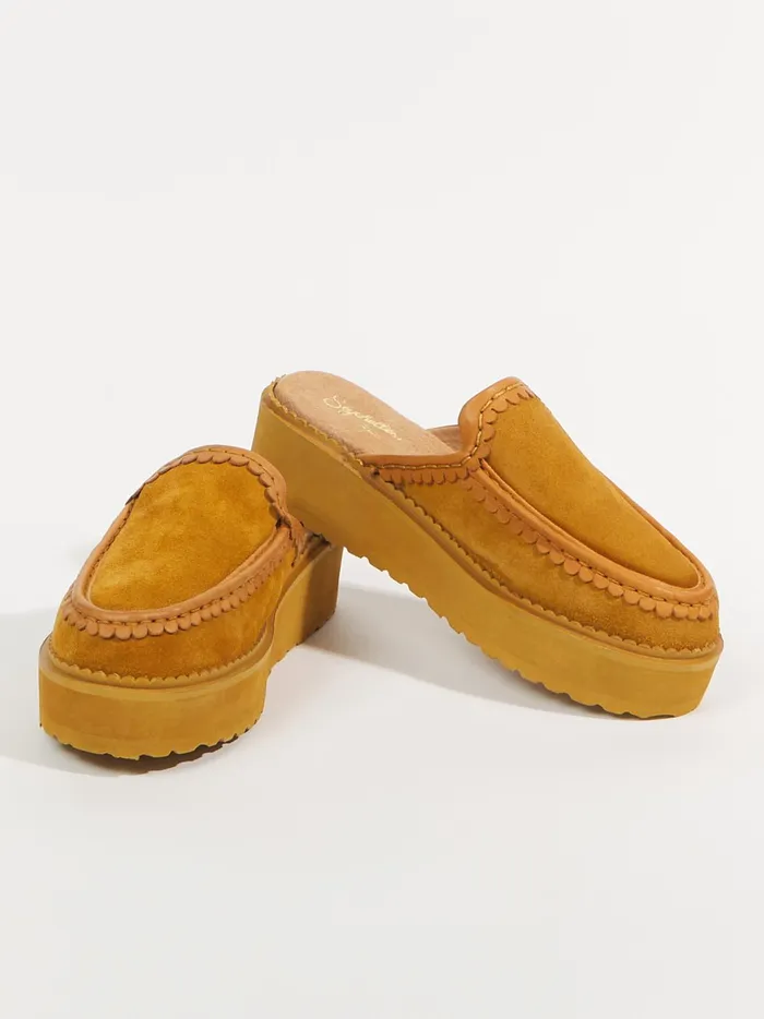 Women Altar039d State Loafers Mules Stand Tall Platform Mule By Seychelles Cognac