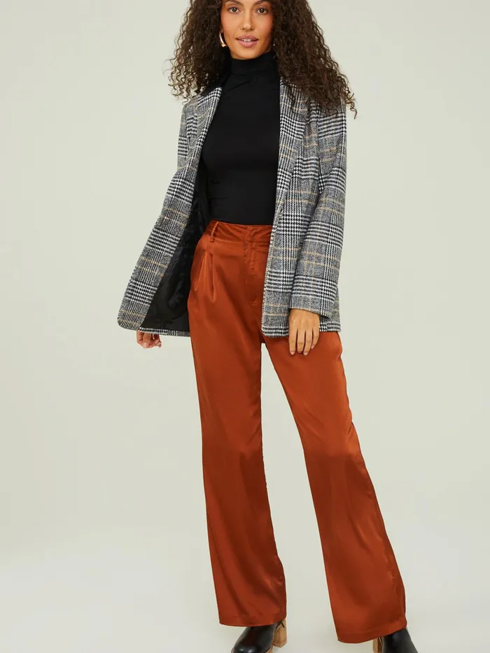 Women Altar039d State Pants Remi Satin Trouser Pants Cafe