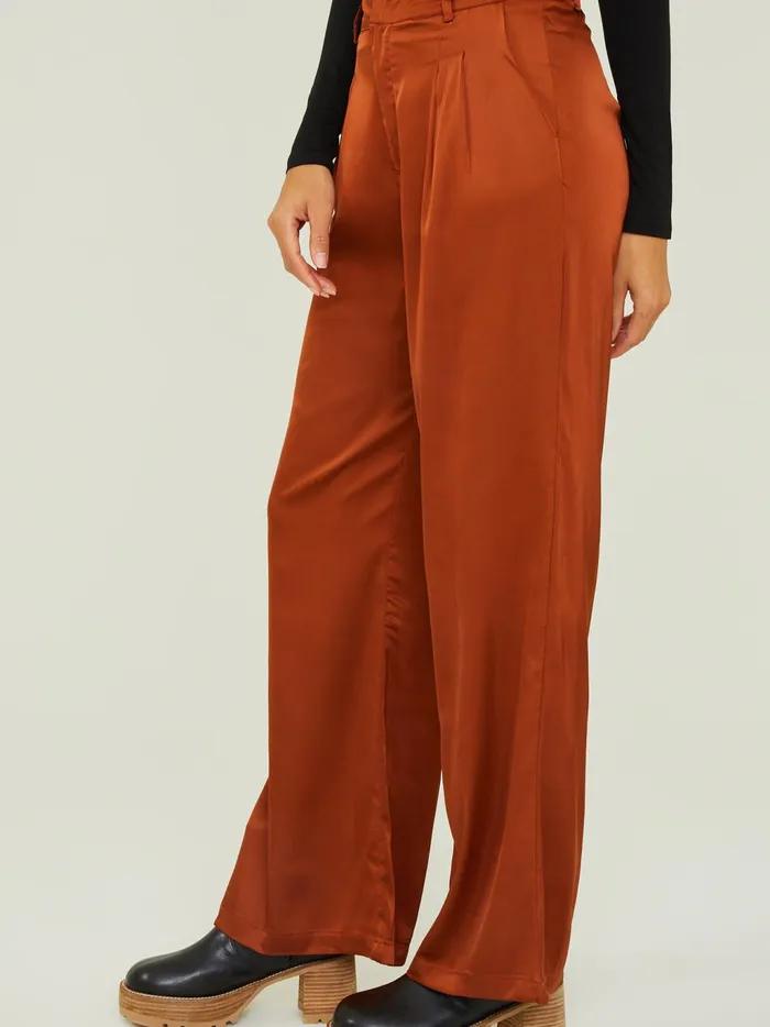 Women Altar039d State Pants Remi Satin Trouser Pants Cafe