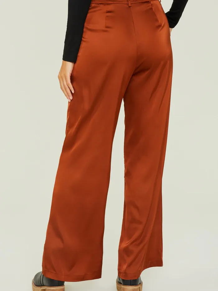 Women Altar039d State Pants Remi Satin Trouser Pants Cafe