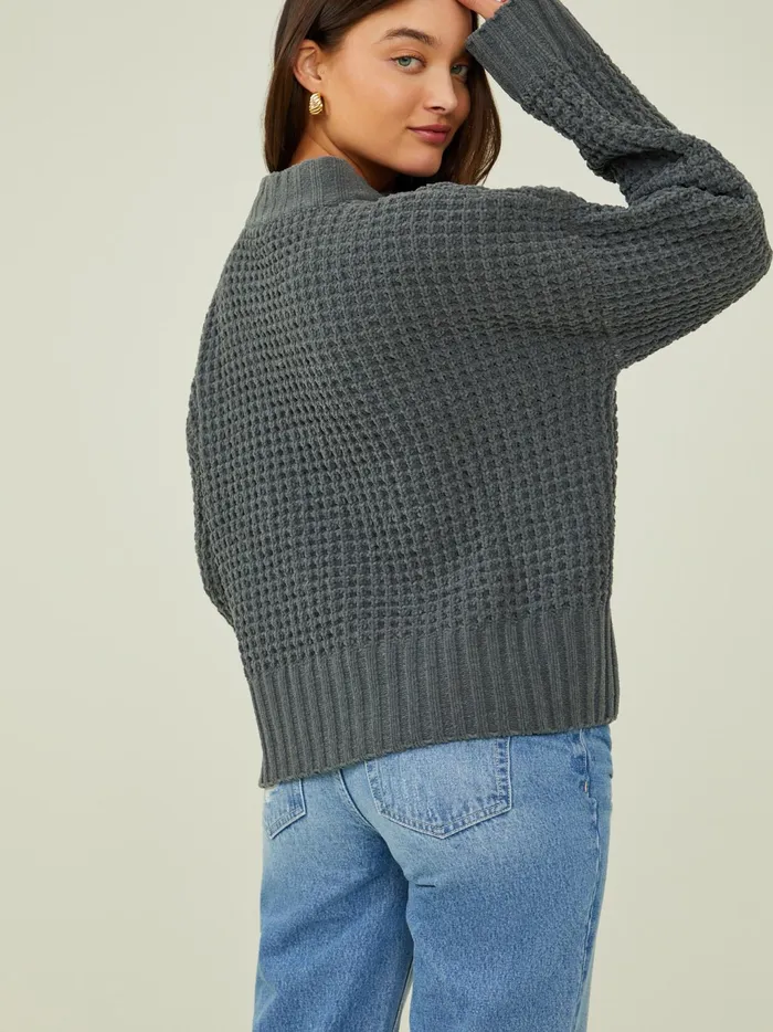 Women Altar039d State Sweaters Natalie Matte Chenille Sweater Thyme