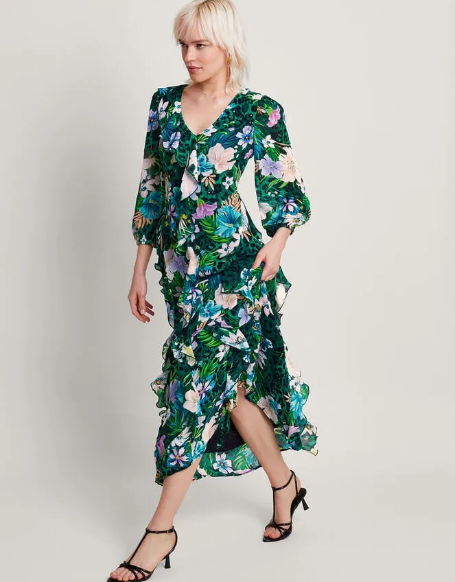 Women Ani Floral Dress Green Monsoon Occasionwear
