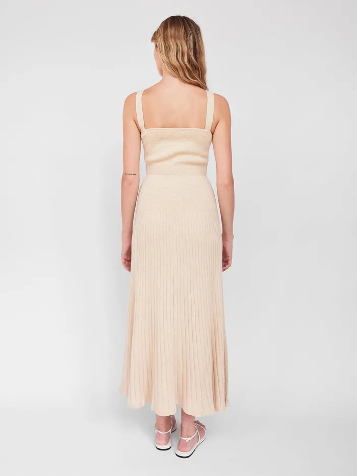 Women Anna Quan 8211 Chantelle Knit Dress In Beige Malt The UNDONE Dresses