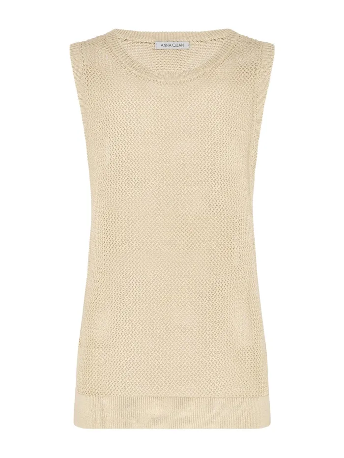 Women Anna Quan 8211 Nori Top In Natural The UNDONE Tops