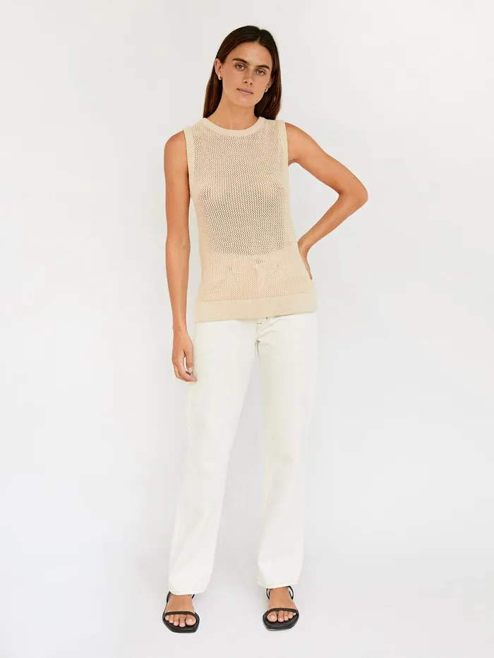 Women Anna Quan 8211 Nori Top In Natural The UNDONE Tops