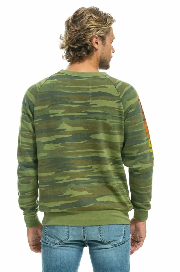 Women AVIATOR NATION ASPEN CREW SWEATSHIRT 8211 CAMO Aviator Nation UnisexCrewSweatshirt Women AVIATOR NATION ASPEN CREW SWEATSHIRT 8211 CAMO Aviator Nation UnisexCrewSweatshirt